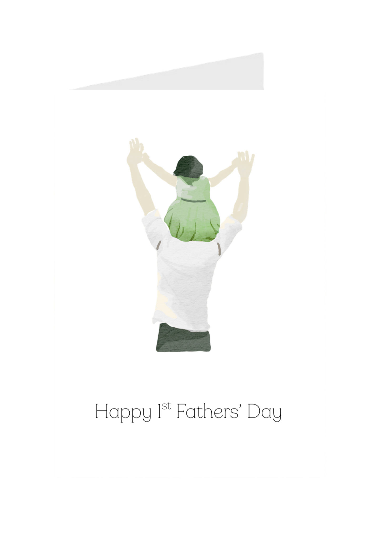 Happy 1st Father's Day — Illustrated
