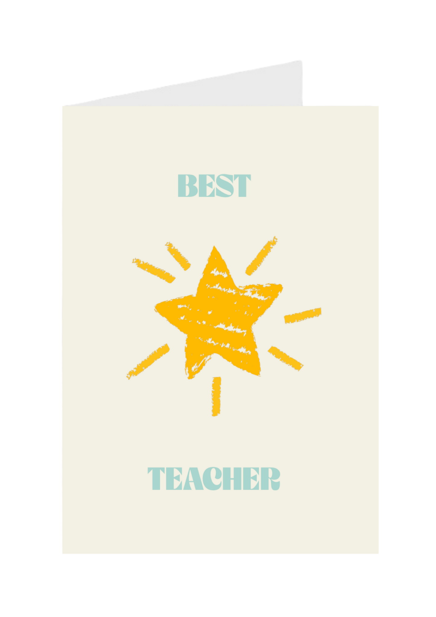 Best Teacher - Gold Star