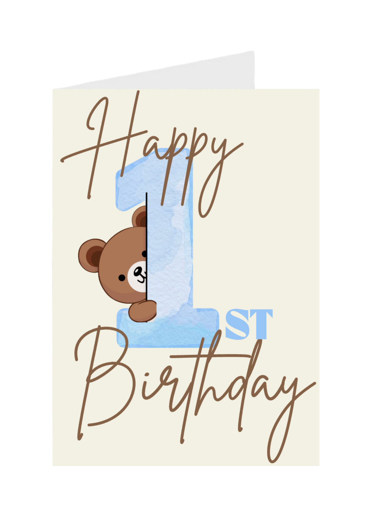 Happy 1st Birthday Bear
