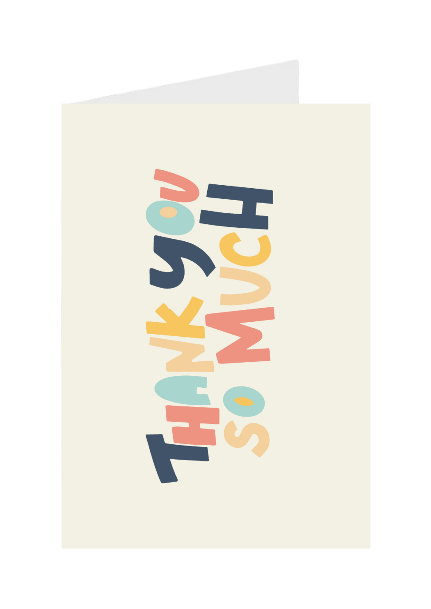 Thank You So Much - Colourful Typography