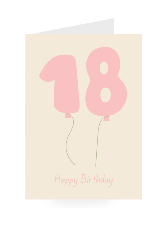 Happy 18th Birthday Balloons