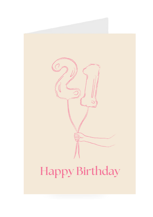 Happy 21st Birthday Balloons