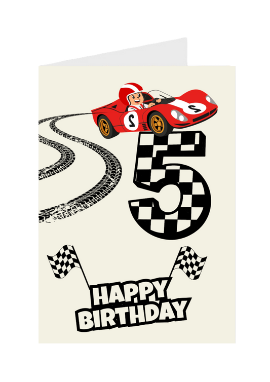 5th Birthday Racing Car