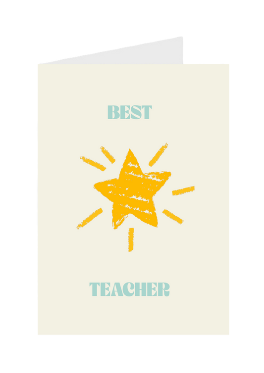 Best Teacher - Gold Star