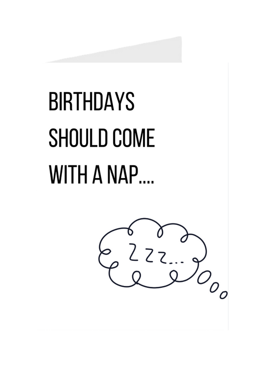 Birthdays Should Come With a Nap