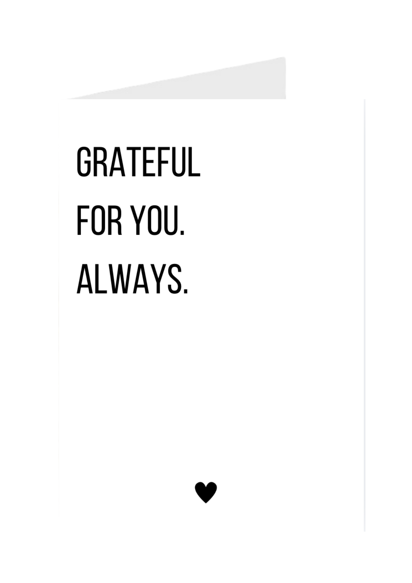 Grateful for You. Always.