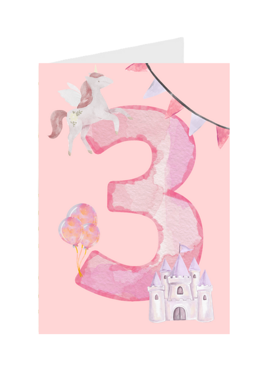 3rd Birthday Unicorn Castle